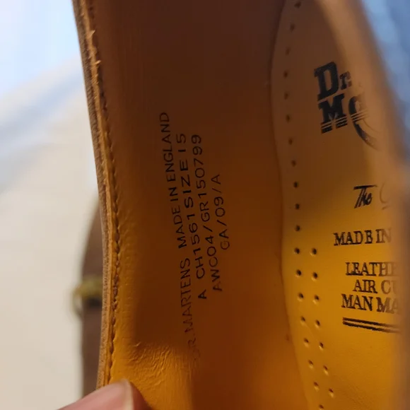 Dr. Martens Brown Leather Men's Shoes - Picture 4 of 11